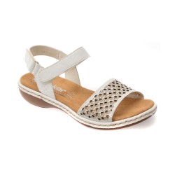 Sandale RIEKER albe