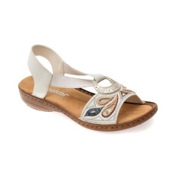 Sandale RIEKER albe