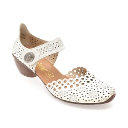 Pantofi RIEKER albi