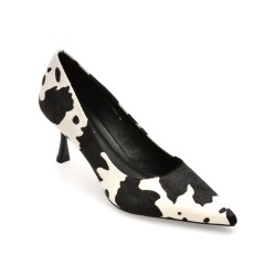 Pantofi eleganti EPICA PREMIUM alb-negru