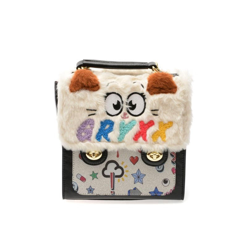 Geanta GRYXX alb-negru