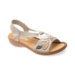 Sandale RIEKER argintii