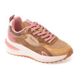 Pantofi sport PEPE JEANS maro