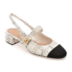 Pantofi eleganti ALDO alb-negru