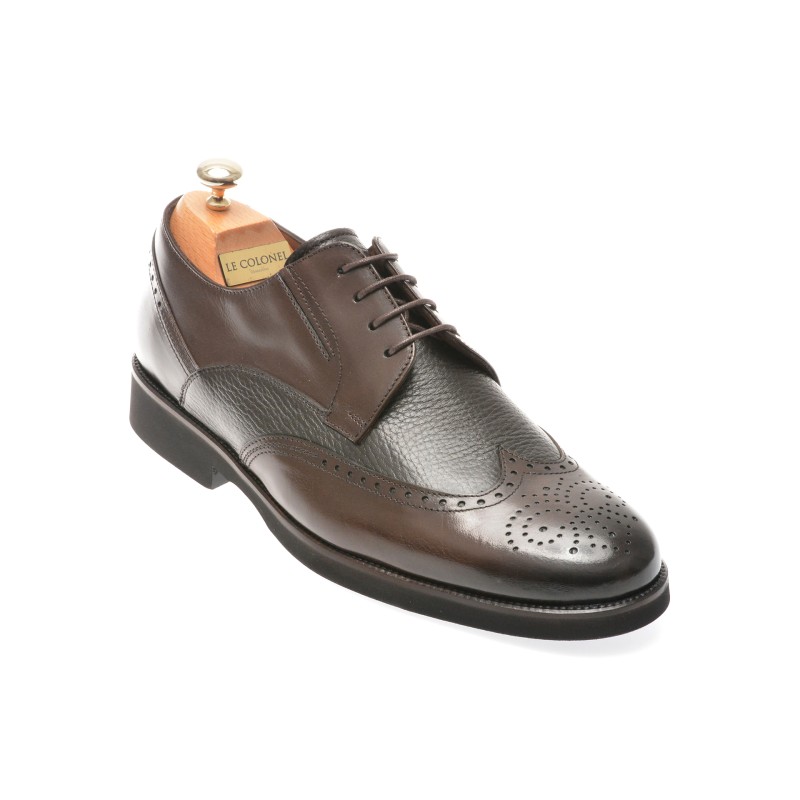 Pantofi eleganti LE COLONEL maro