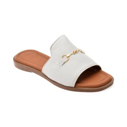Papuci OZIYS albi