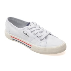 Pantofi sport PEPE JEANS albi