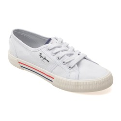 Pantofi sport PEPE JEANS albi