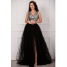 Rochie de seara Cinderella din tulle cu paiete argintii