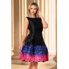 Rochie MBG de ocazie neagra cu broderie florala