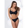 Costum de baie premium din doua piese Raguza Black cu push-up