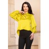 Bluza dama eleganta InPuff satinata lime