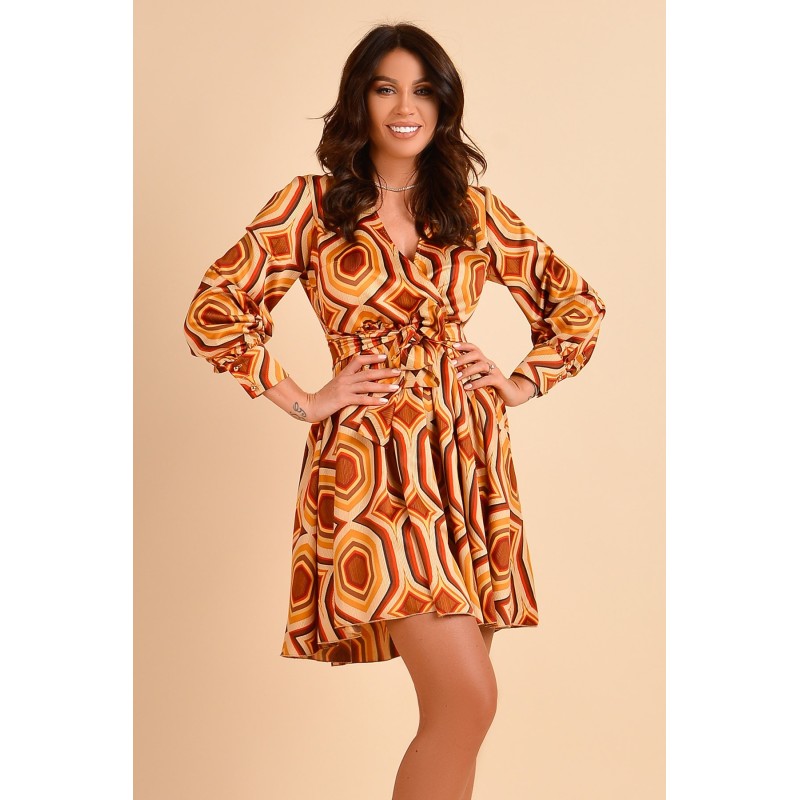 Rochie scurta cu imprimeu Atmosphere