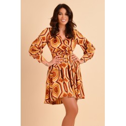 Rochie scurta cu imprimeu Atmosphere