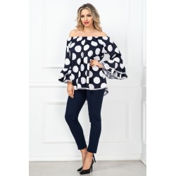 Compleu dama Clara cu volane la maneci By InPuff