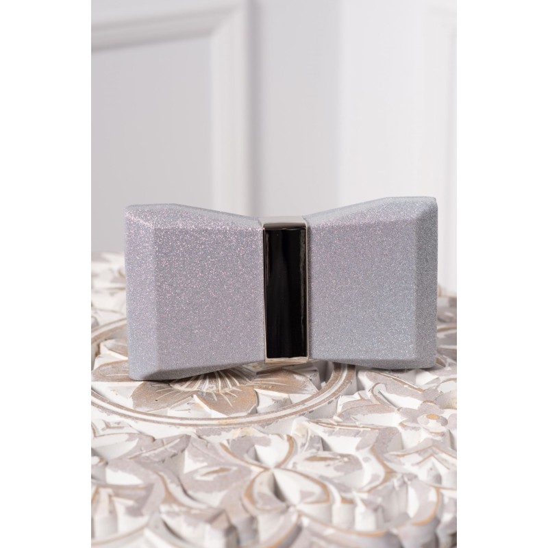 Geanta eleganta Cleopatra tip funda argintie