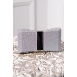 Geanta eleganta Cleopatra tip funda argintie