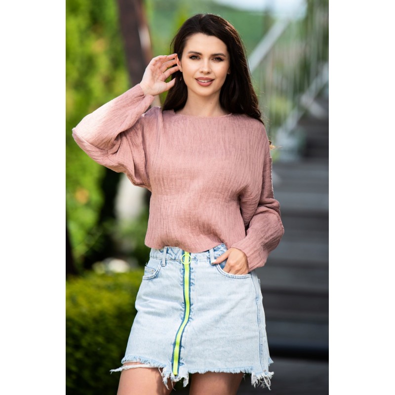 Top dama rose creponat