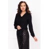 Bluza dama InPuff neagra din vascoza