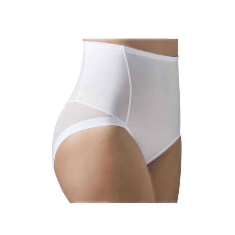 Chilot modelator Control alb cu talie medie