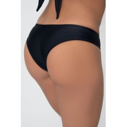 Slip negru brazilian costum de baie