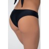 Slip negru brazilian costum de baie