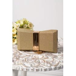 Geanta eleganta Cleopatra tip funda aurie