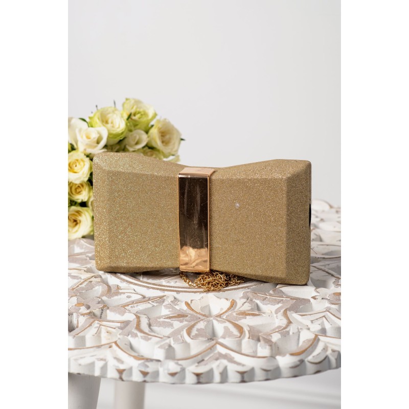 Geanta eleganta Cleopatra tip funda aurie