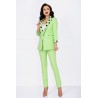 Pantaloni conici office Trendya lime