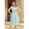 Rochie eleganta din dantela verde mentă