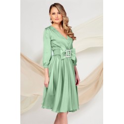 Rochie de ocazie Pretty Girl mint in clos cu cordon detasabil tip funda