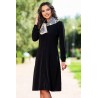 Rochie de zi Effect tip camasa accesorizata cu esarfa eleganta