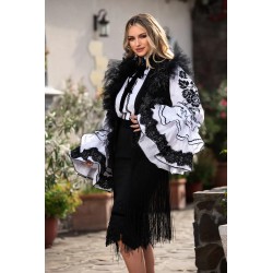 Bundita Domneasca cu broderii dantelate