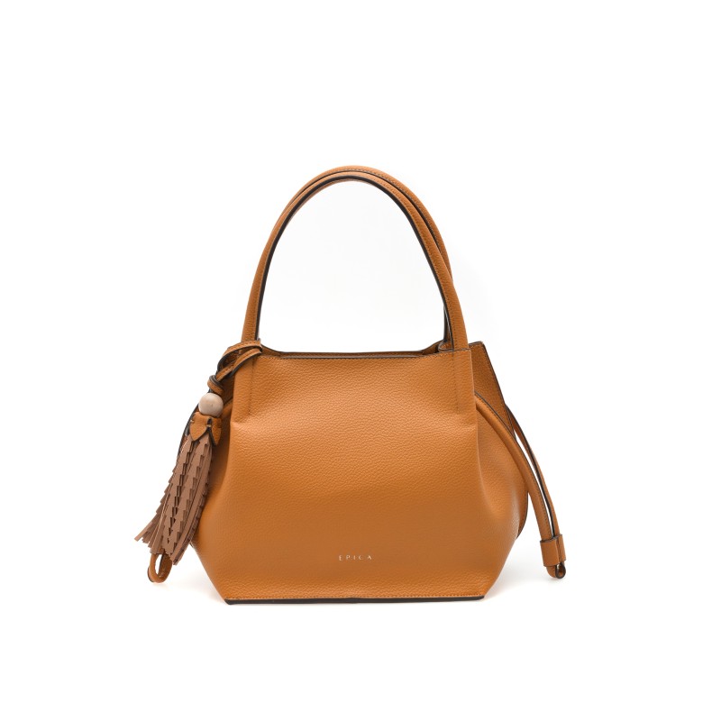 Geanta EPICA maro, 253078, din piele ecologica