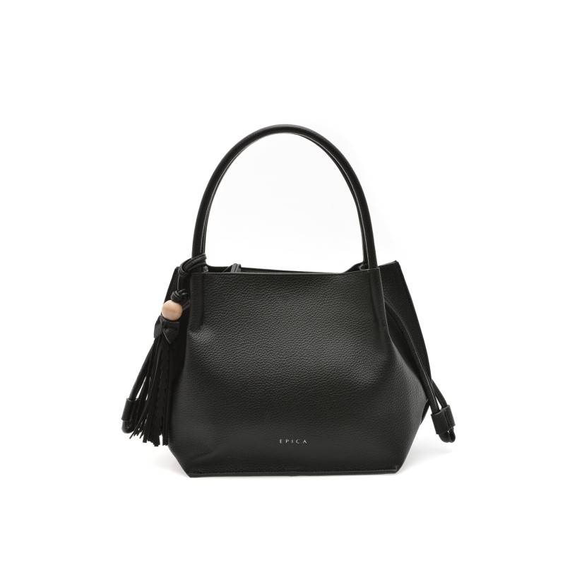 Geanta EPICA neagra, 253078, din piele ecologica