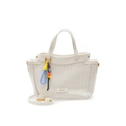 Geanta GRYXX alba, 8540, din piele ecologica