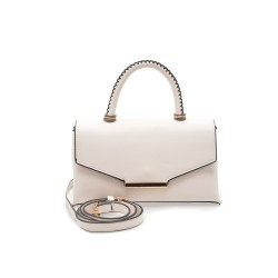 Geanta GRYXX alba, 5320, din piele ecologica