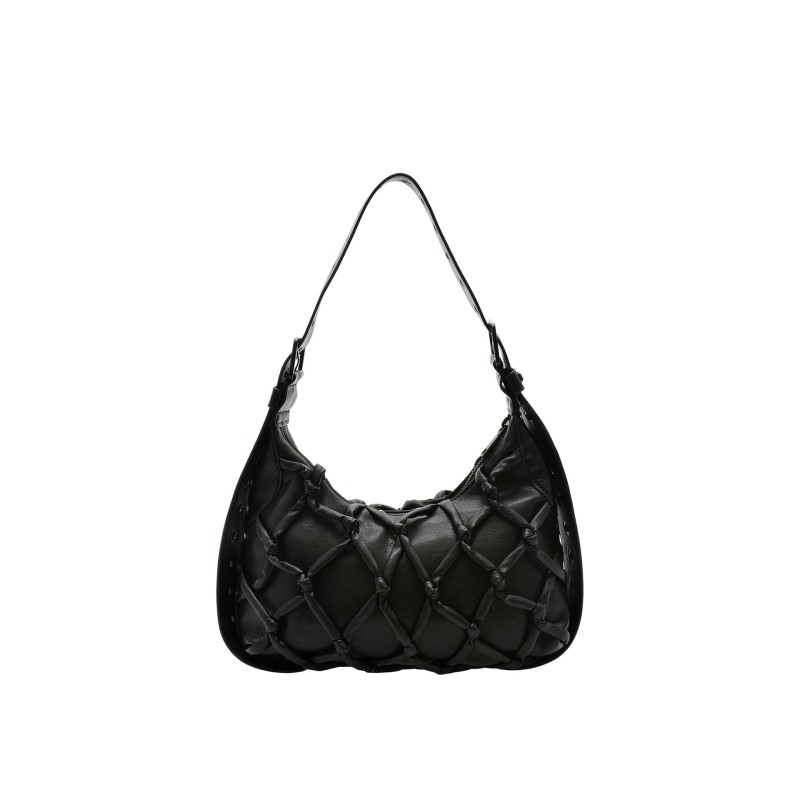 Geanta DESIGUAL neagra, SAXP50, din piele ecologica