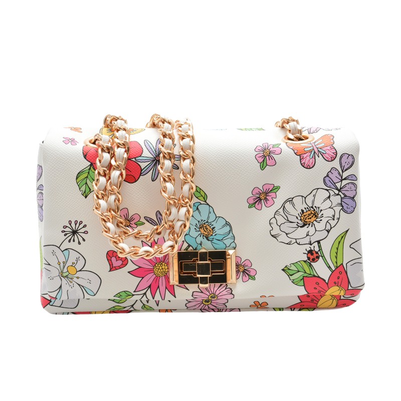 Geanta ALDO alba, PETALBLOOM 138, din piele ecologica