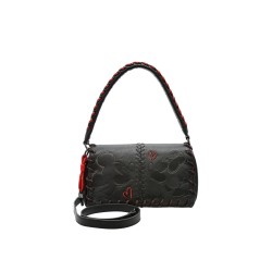 Geanta DESIGUAL neagra, SAXP85, din piele ecologica