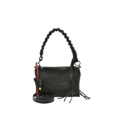 Geanta DESIGUAL neagra, SAXPAM, din piele ecologica