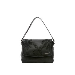 Geanta DESIGUAL neagra, SAKP31, din piele ecologica