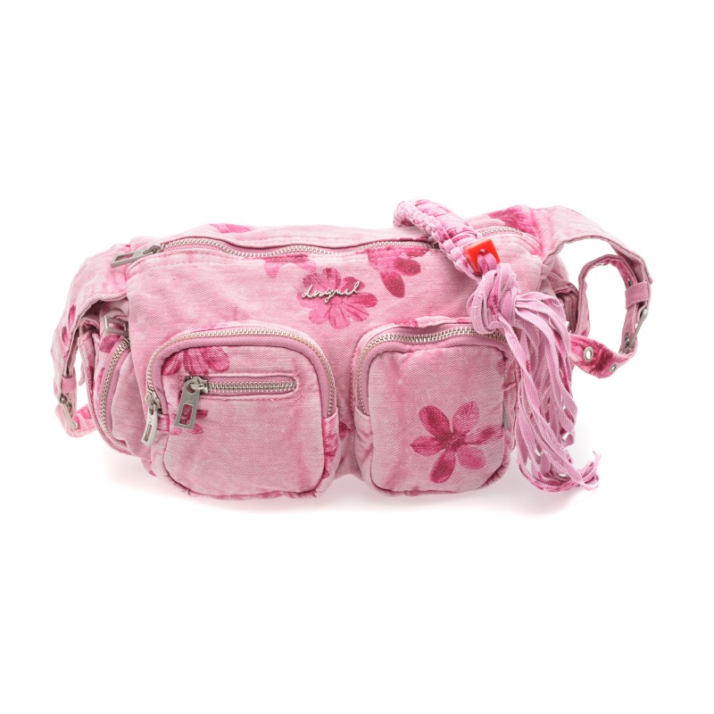 Geanta DESIGUAL roz, SAXD30, din material textil