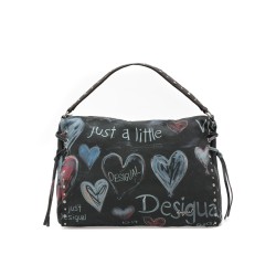 Geanta DESIGUAL bleumarin, SAXA56, din material textil