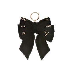 Breloc ALDO negru, BOWTIQUE 001, din material textil