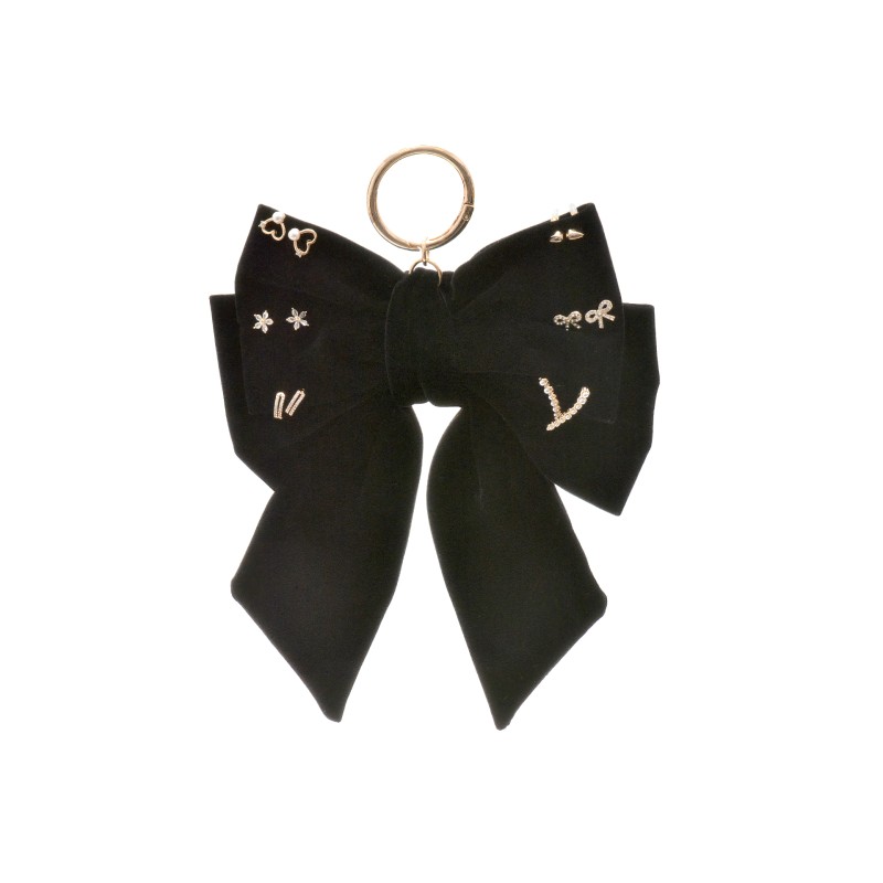 Breloc ALDO negru, BOWTIQUE 001, din material textil
