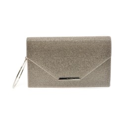 Geanta ALDO argintie, WELTER 042, din material textil