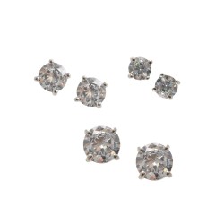 Cercei ALDO argintii, ALAYNIA 973, din metal