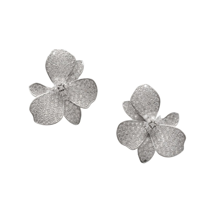 Cercei ALDO argintii, DAISYDRIP 973, din metal