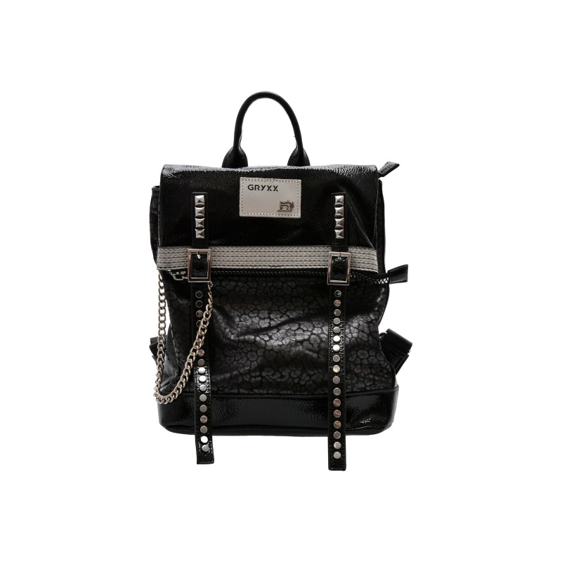 Rucsac GRYXX negru, 63647, din piele ecologica